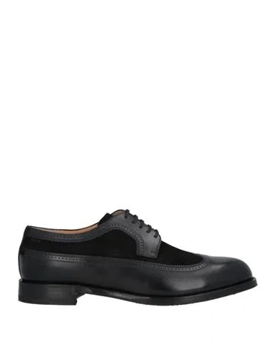 Bally Man Lace-up Shoes Black Size 8 Calfskin