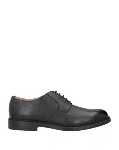 Bally Man Lace-up Shoes Black Size 8.5 Calfskin
