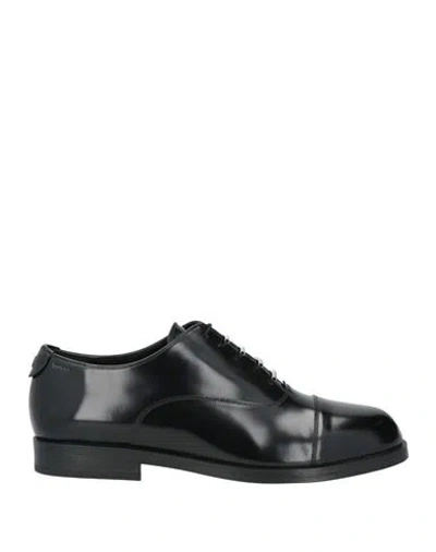 Bally Man Lace-up Shoes Black Size 9 Calfskin