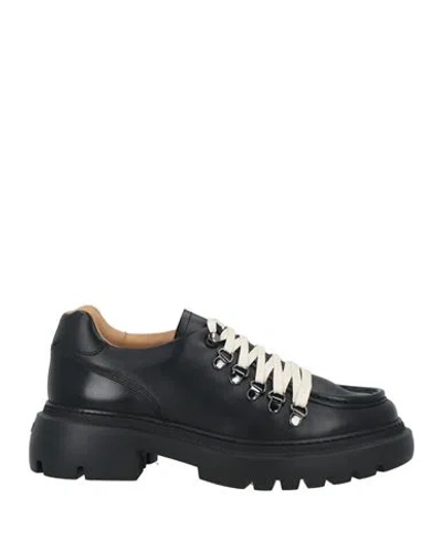 Bally Man Lace-up Shoes Black Size 9 Leather