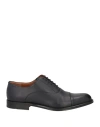 Bally Man Lace-up Shoes Midnight Blue Size 6 Cow Leather In Blue