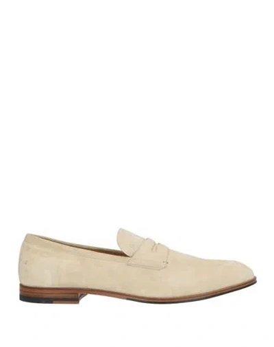 Bally Man Loafers Beige Size 12 Calfskin In Neutral