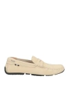 Bally Man Loafers Beige Size 9 Calfskin In Neutral