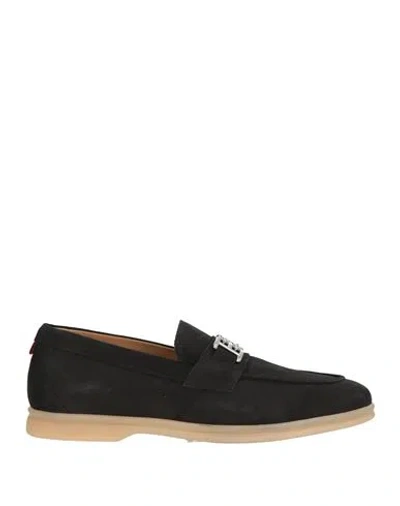 Bally Man Loafers Black Size 10 Calfskin