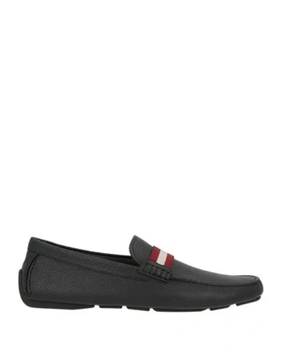 Bally Man Loafers Black Size 12 Calfskin