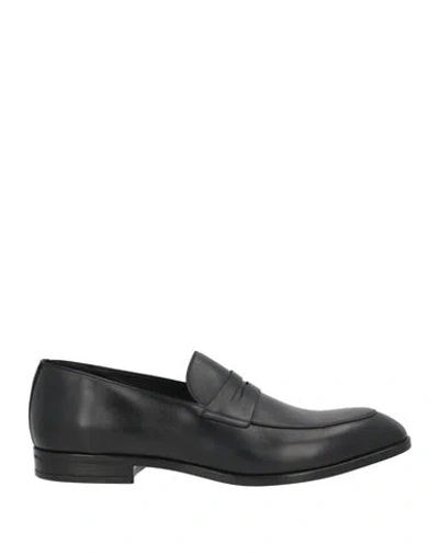 Bally Man Loafers Black Size 12 Leather