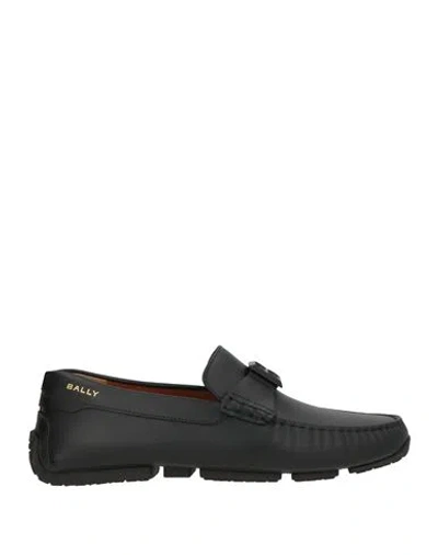 Bally Man Loafers Black Size 6 Calfskin