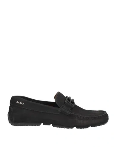 Bally Man Loafers Black Size 6 Leather