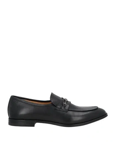 Bally Man Loafers Black Size 7 Calfskin