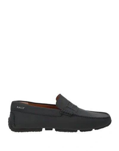 Bally Man Loafers Black Size 8 Calfskin