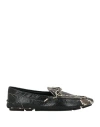 Bally Man Loafers Black Size 8 Goat Skin