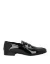 Bally Man Loafers Black Size 9 Leather In Black