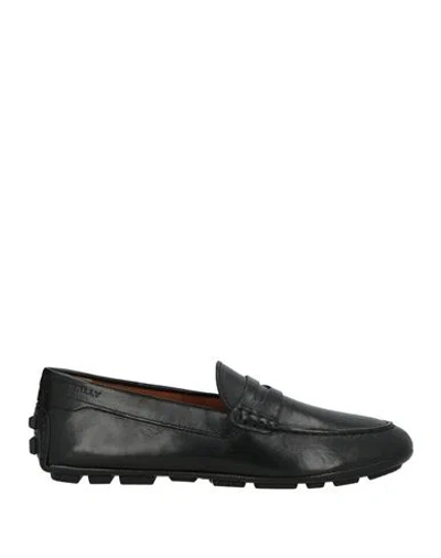 Bally Man Loafers Black Size 8 Leather