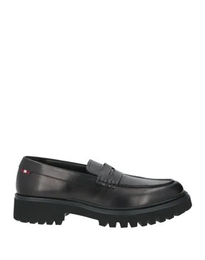 Bally Man Loafers Black Size 8 Leather