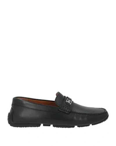 Bally Man Loafers Black Size 8 Leather