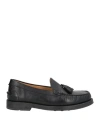 Bally Man Loafers Black Size 8.5 Calfskin In Black