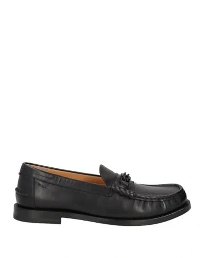 Bally Man Loafers Black Size 8.5 Calfskin