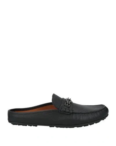 Bally Man Loafers Black Size 8.5 Cow Leather