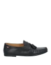 BALLY BALLY MAN LOAFERS BLACK SIZE 8.5 COW LEATHER