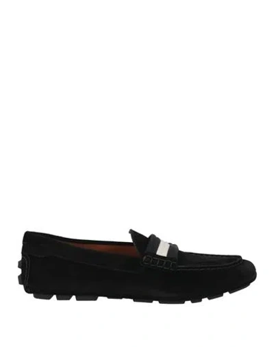 Bally Man Loafers Black Size 9 Calfskin