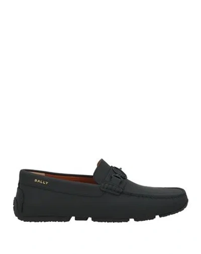 Bally Man Loafers Black Size 9 Calfskin