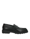 Bally Man Loafers Black Size 9 Calfskin In Black