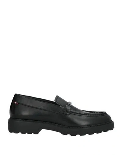 Bally Man Loafers Black Size 9 Calfskin