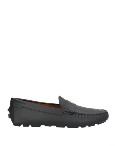 BALLY BALLY MAN LOAFERS BLACK SIZE 9 CALFSKIN