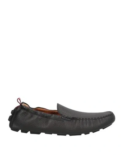 Bally Man Loafers Black Size 9 Cow Leather