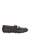 Bally Man Loafers Black Size 9 Leather In Black