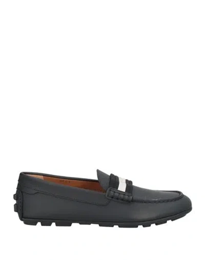 Bally Man Loafers Black Size 9 Leather