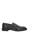 Bally Man Loafers Black Size 9 Leather In Black