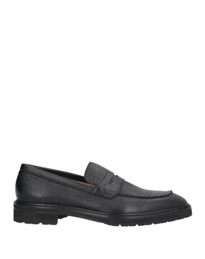 Bally Man Loafers Black Size 9 Leather