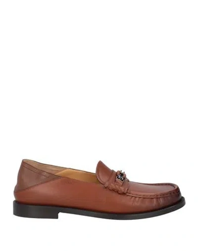 BALLY BALLY MAN LOAFERS BROWN SIZE 11 CALFSKIN