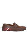 Bally Man Loafers Brown Size 7 Calfskin In Brown