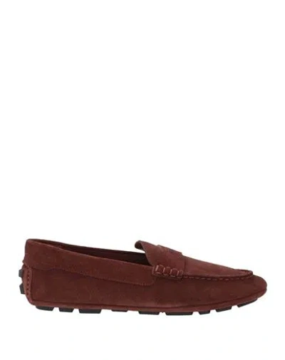 Bally Man Loafers Chocolate Brown Size 9 Calfskin