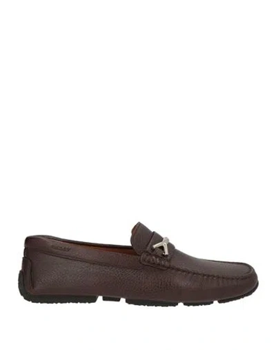 Bally Man Loafers Dark Brown Size 10.5 Leather
