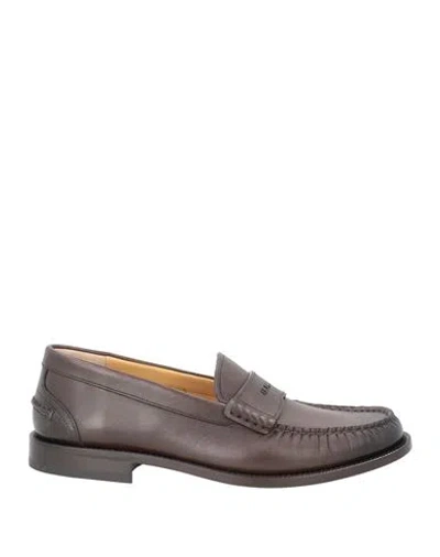 Bally Man Loafers Dark Brown Size 7 Calfskin