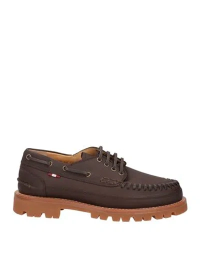 Bally Man Loafers Dark Brown Size 9 Calfskin