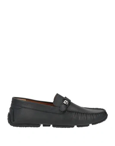 Bally Man Loafers Midnight Blue Size 10 Cow Leather