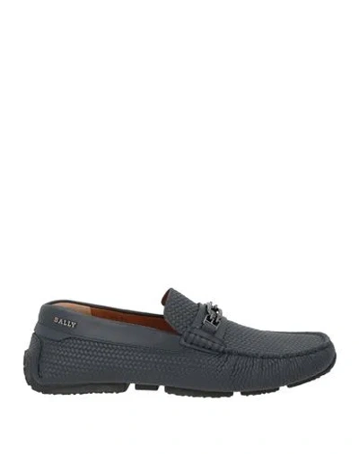 Bally Man Loafers Midnight Blue Size 7 Calfskin