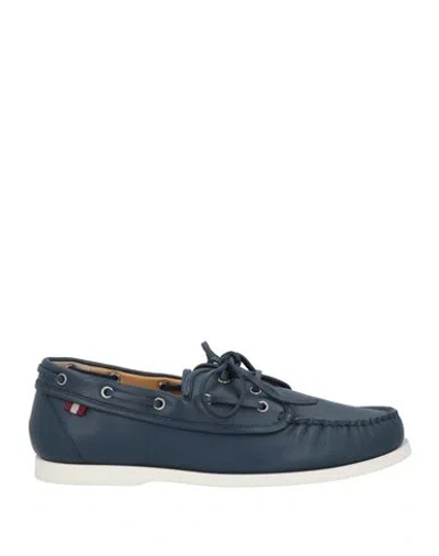 Bally Man Loafers Navy Size 8.5 Calfskin