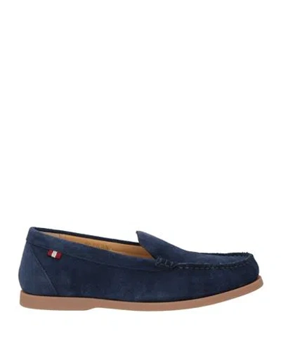 Bally Man Loafers Navy Size 9 Calfskin