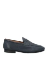 Bally Man Loafers Navy Size 9 Calfskin In Blue