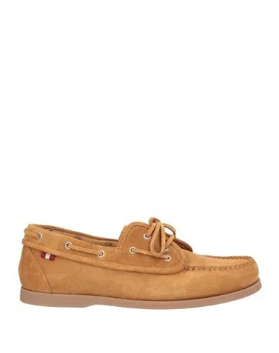 Bally Man Loafers Sand Size 9 Calfskin In Beige