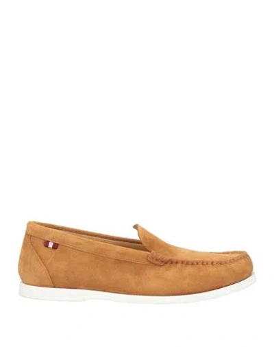 Bally Stripe-detailing Leather Loafers In Beige