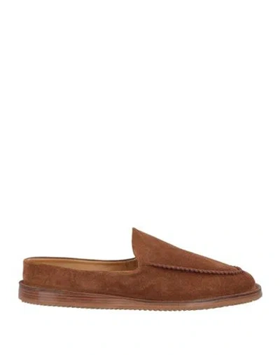 BALLY BALLY MAN MULES & CLOGS BROWN SIZE 7 LEATHER