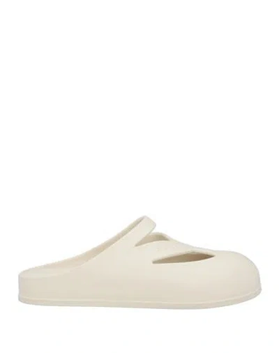 Bally Man Mules & Clogs Off White Size 5-6 Rubber In Off White