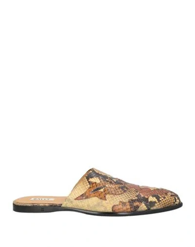 Bally Man Mules & Clogs Sand Size 9 Goat Skin In Brown