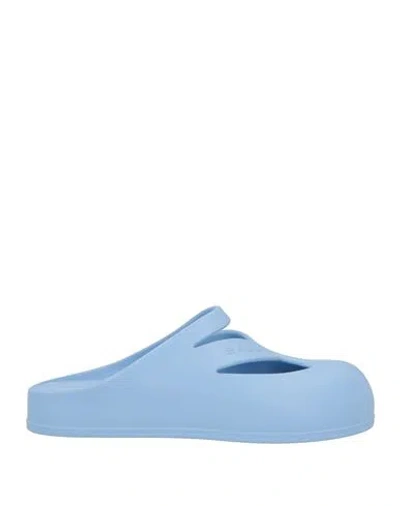 Bally Man Mules & Clogs Sky Blue Size 9-10 Rubber